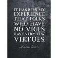thumbnail image 1 of Slate Quote Abraham Lincoln Vices Virtues Extra Large XL Wall Art Poster Print, 1 of 3