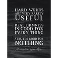 thumbnail image 1 of Slate Quote Alexander Hamilton Hard Words Strut Nothing Extra Large XL Wall Art Poster Print, 1 of 3
