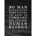 thumbnail image 1 of Slate Quote Denis Diderot Command Human Beings Extra Large XL Wall Art Poster Print, 1 of 3