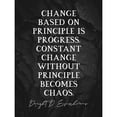 thumbnail image 1 of Slate Quote Dwight D Eisenhower Change Based On Principle Extra Large XL Wall Art Poster Print, 1 of 3