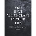 thumbnail image 1 of Slate Quote Shakespeare Witchcraft in Your Lips Extra Large XL Wall Art Poster Print, 1 of 3