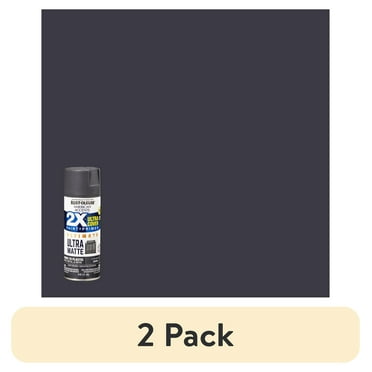 (2 pack) Slate, Rust-Oleum American Accents 2X Ultra Cover Ultra Matte Spray Paint, 12 oz
