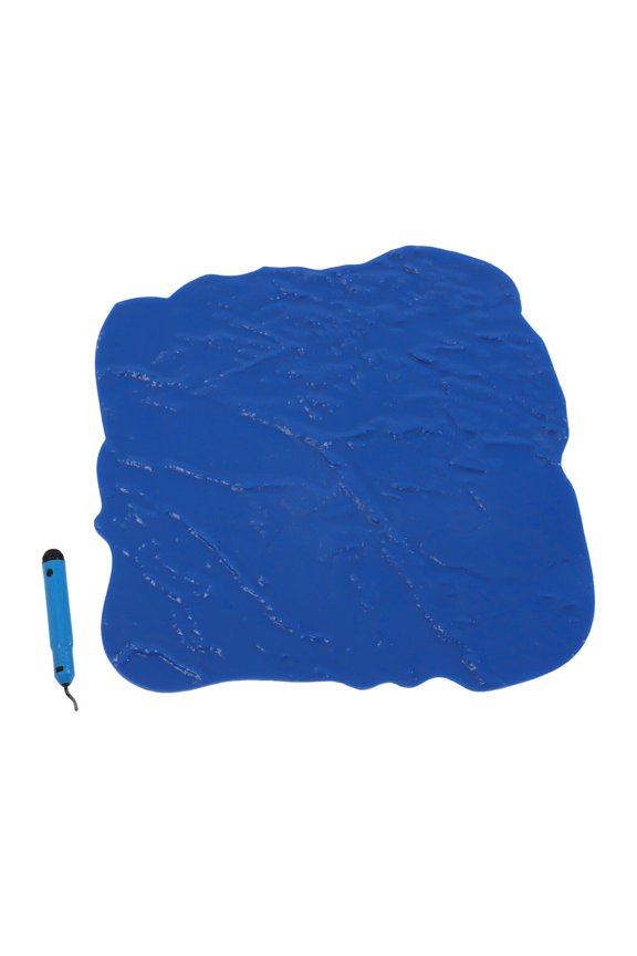 Slate Seamless Texture Stamp 12*12'' Concrete Cement Stamping Tools Blue