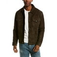 thumbnail image 1 of Slate & Stone mens  Suede Trucker Jacket, S, Brown, 1 of 3
