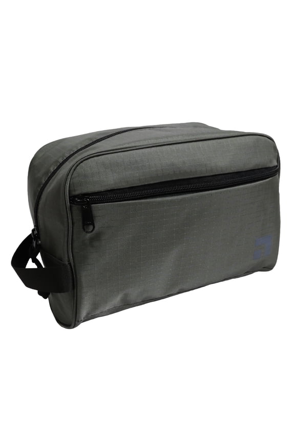 Waterproof Nylon Dopp Kit - Portable Shaving Toiletry Bag Organizer for Travel