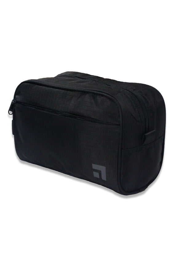 Waterproof Nylon Dopp Kit - Portable Shaving Toiletry Bag Organizer for Travel