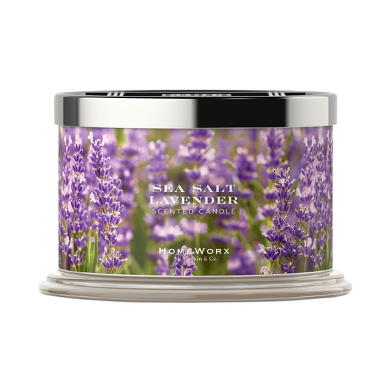 Slatkin + Co. Sea Salt Lavender Scented Candle