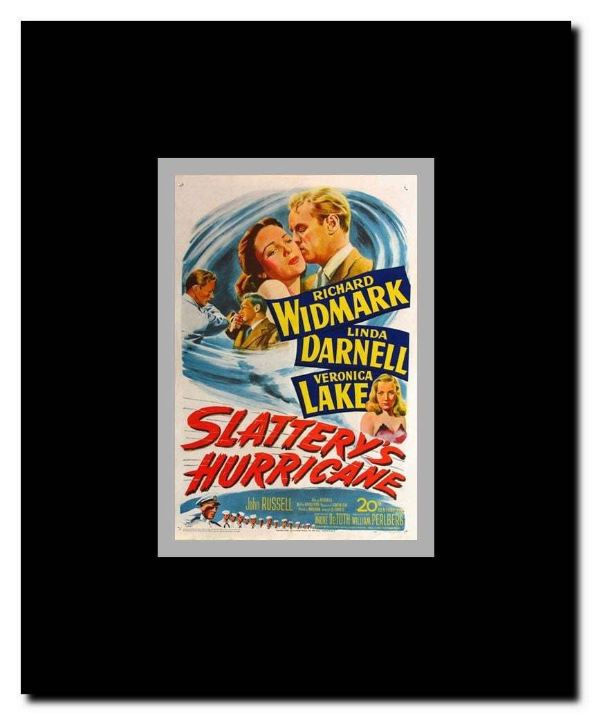 Slattery's Hurricane Framed Movie Poster