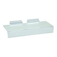 thumbnail image 1 of Slatwall Flat Clear Acrylic Shoe Shelf w/ 1.25" H x 10" L Sign Holding Slot, 4" D x 10" L, 1 Unit, 1 of 4