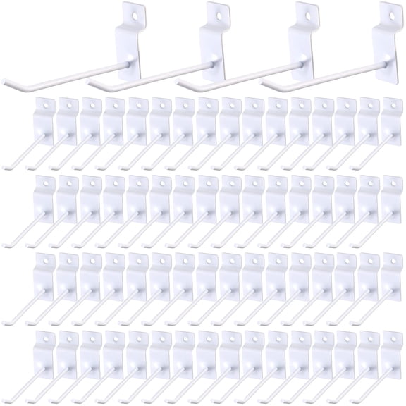 Slatwall Hooks 4 Inch 100 Pack Retail Display Organization