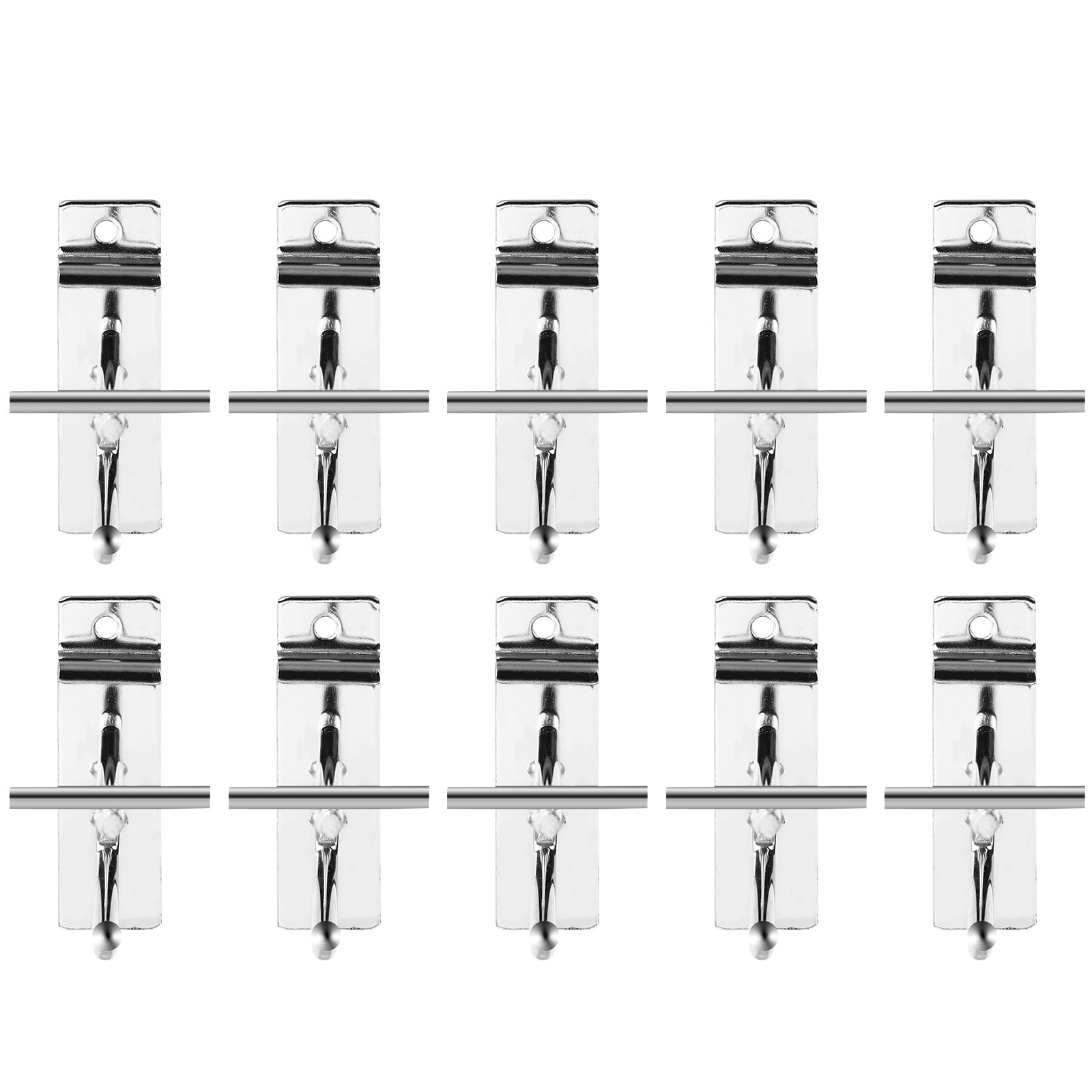 Slatwall Hooks, Metal Slat Wall Hanging Hooks for Hanging in Bathroom