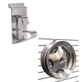 thumbnail image 1 of Slatwall Wheel Holder / Wheel & Rim Display Hook for Slatwall Panels, Chrome, 5 Pack, 1 of 1