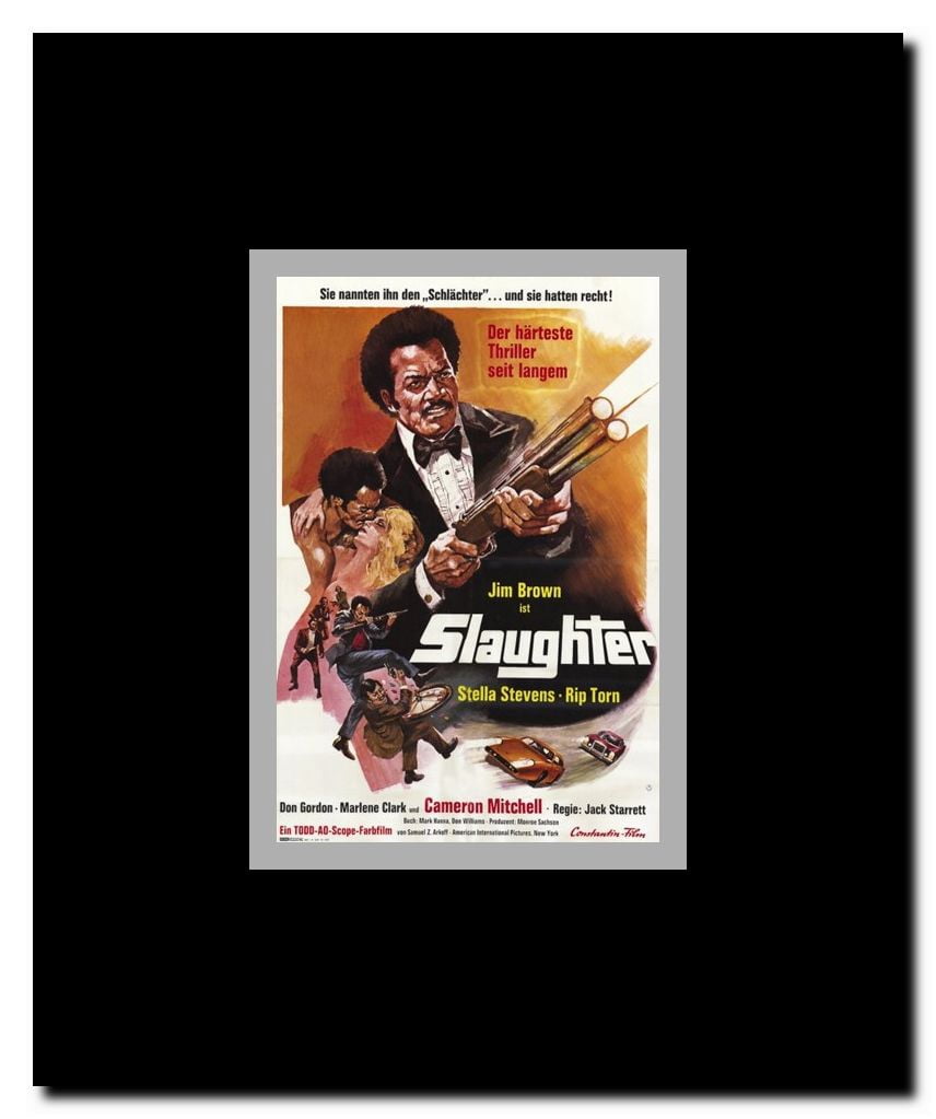 Slaughter Framed Movie Poster