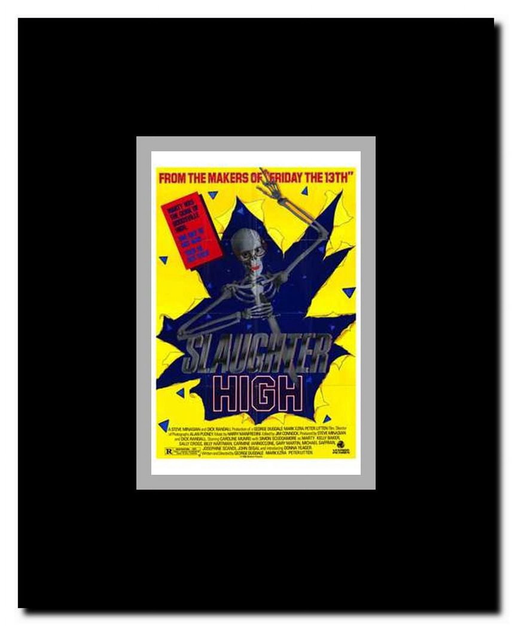 Slaughter High Framed Movie Poster