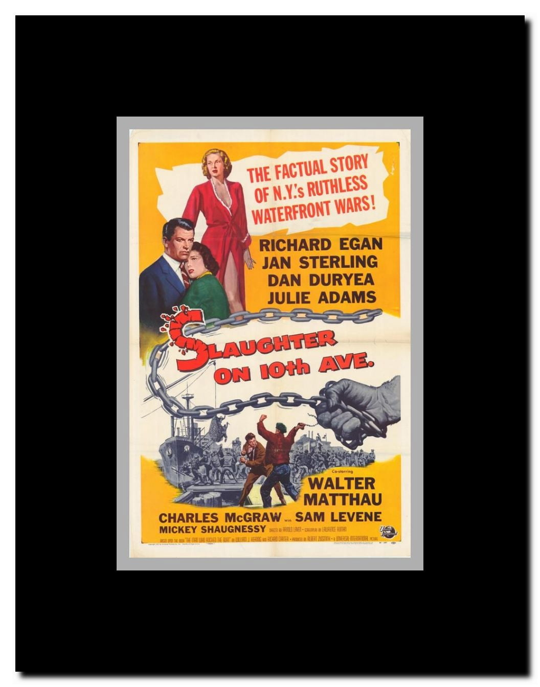 Slaughter On 10th Ave Framed Movie Poster