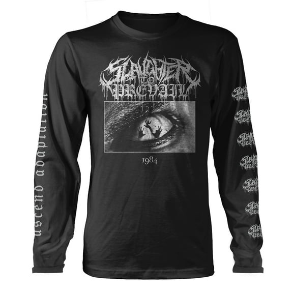 Slaughter To Prevail Men's 1984 Long Sleeve T-Shirt Black Large | Officially Licensed Merchandise