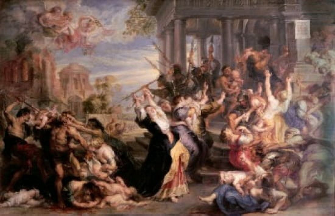 Slaughter of the Innocents Peter Paul Rubens (1577-1640Flemish) Canvas Art - Peter Paul Rubens (18 x 24)
