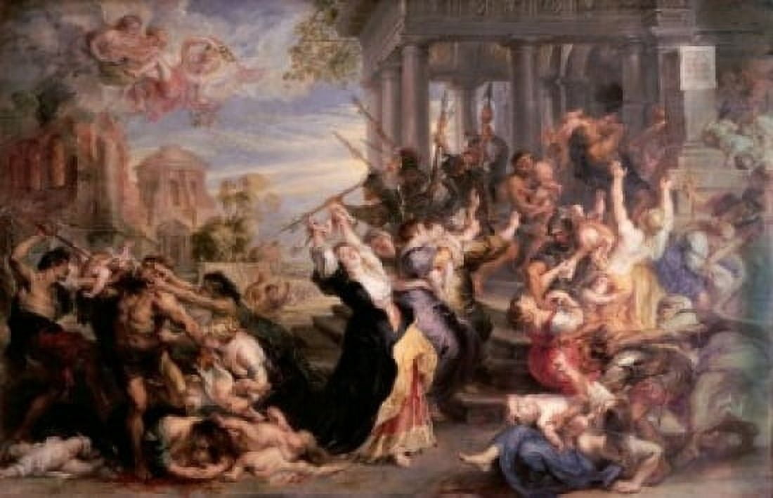 Slaughter of the Innocents Peter Paul Rubens (1577-1640Flemish) Canvas Art - Peter Paul Rubens (24 x 36)