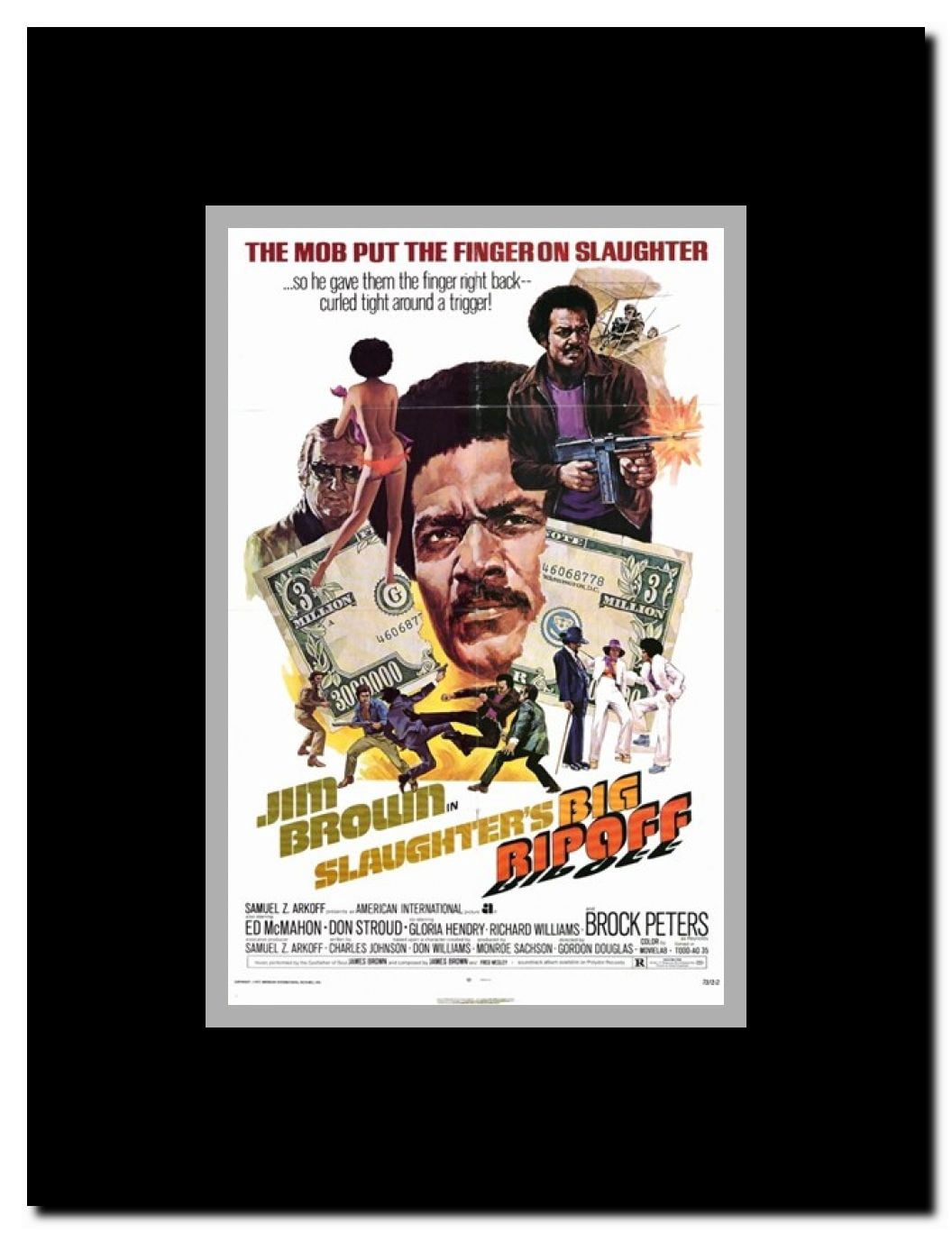 Slaughter's Big Rip-Off Framed Movie Poster