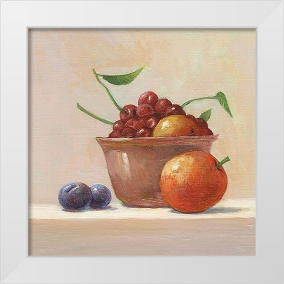 Slava 26x26 White Modern Wood Framed Museum Art Print Titled - FROM THE KITCHEN IV