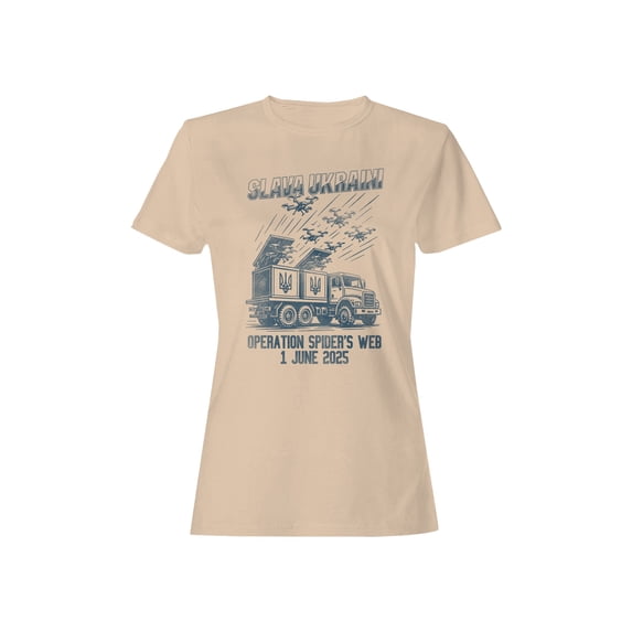 Slava Ukraini Drone Graphic Women's T-shirt