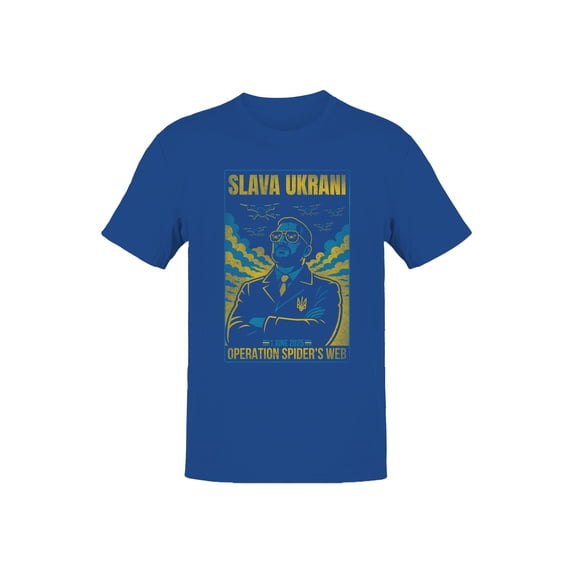 Slava Ukraini Graphic Men's T-shirt