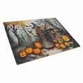 thumbnail image 1 of Slavic Witch Spooky Halloween Glass Cutting Board Large 12 in x 15 in, 1 of 5