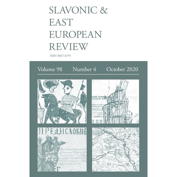 Slavonic & East European Review (98: 4) October 2020, (Paperback)