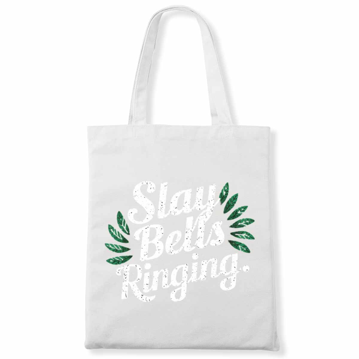 Slay Bells Ringing. Christian Religious Bible Church Canvas Bag 2Pcs