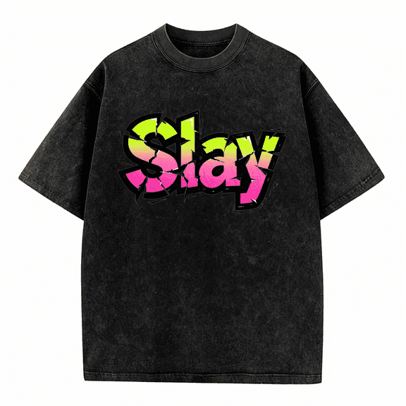 Slay, Graphic Tee Shirt Men' Crew Neck Short Sleeve, Sizes S-3XL