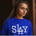 Slay Los Angeles Baseball Champions Comfy Crewneck Sweatshirt World