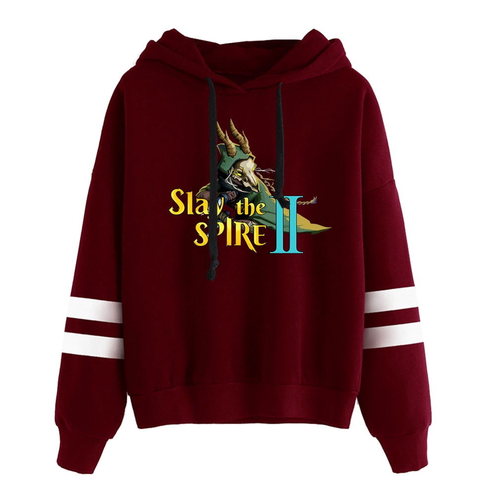 Slay the Spire 2 Merch The Silent Hooded Unisex Bagless Pullover Winter ...