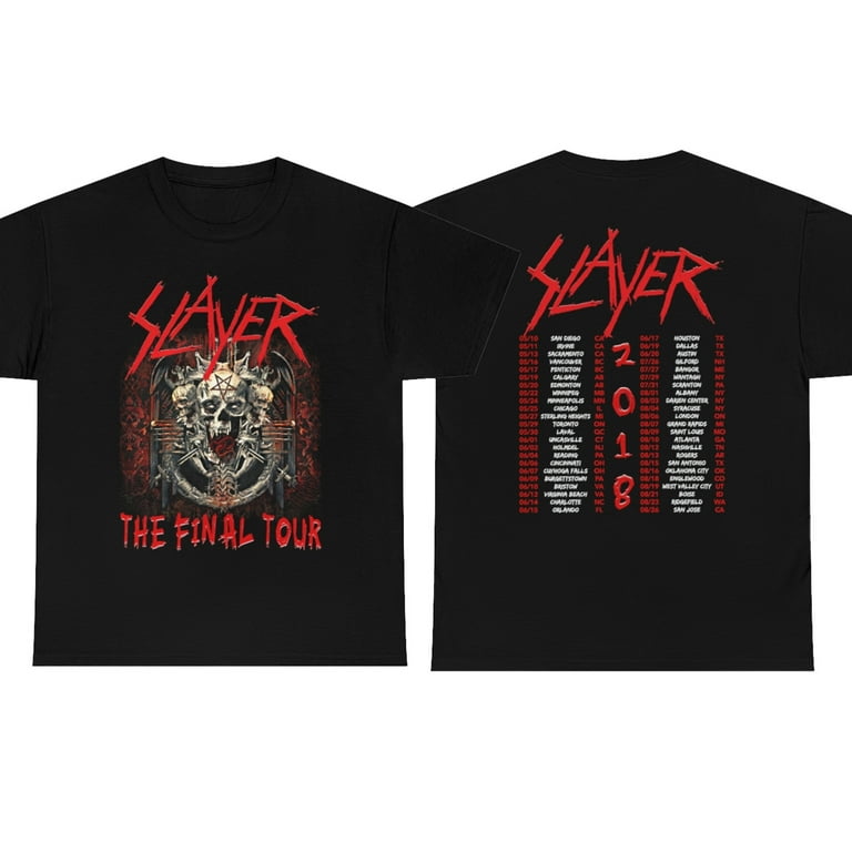Slayer final world tour shirt hotsell