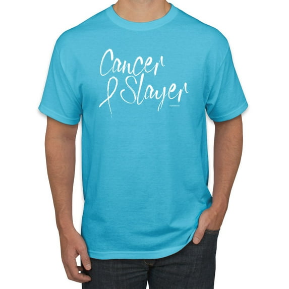 Slayer Awareness Men's Graphic T-Shirt, Light Turquoise, Large