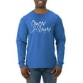 thumbnail image 1 of Slayer Awareness Mens Long Sleeve Shirt, Royal, X-Large, 1 of 3