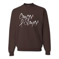 thumbnail image 1 of Slayer Awareness Unisex Crewneck Graphic Sweatshirt, Brown, Small, 1 of 3