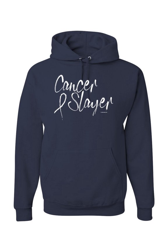Slayer Awareness Unisex Graphic Hoodie Sweatshirt, Navy, X-Large