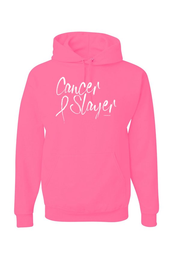 Slayer Awareness Unisex Graphic Hoodie Sweatshirt, Neon Pink, Small