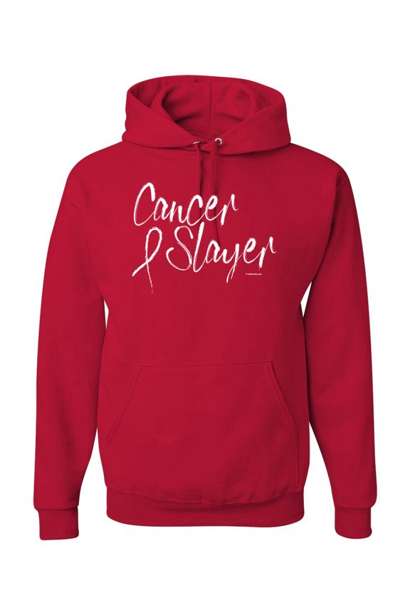 Slayer Awareness Unisex Graphic Hoodie Sweatshirt, Red, Large