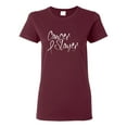 thumbnail image 1 of Slayer Awareness Womens Graphic T-Shirt, Maroon, Large, 1 of 3