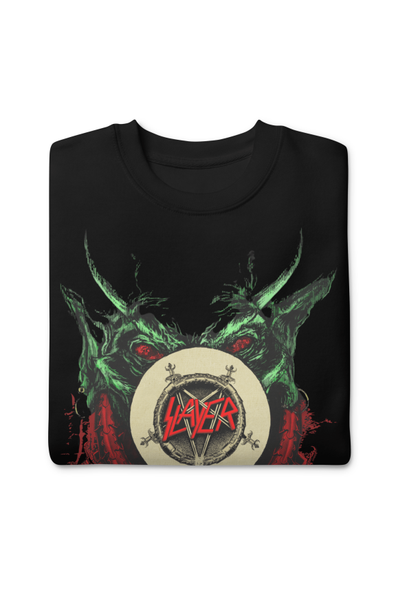Slayer Demon Hands Vintage Jumbo Print Sweatshirt