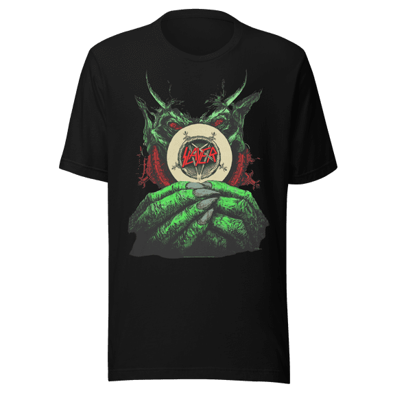 Slayer Demon Hands Vintage Jumbo Print T-Shirt