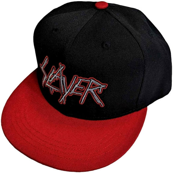 Slayer Dripping Logo Outline Hat Adjustable official Black
