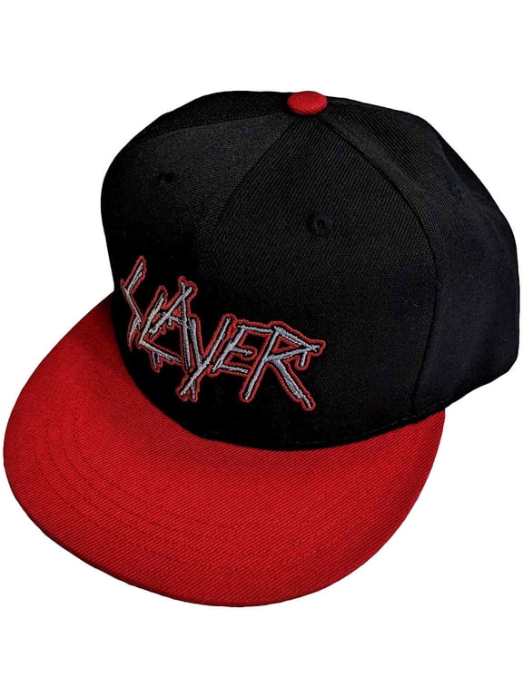 Slayer Dripping Logo Outline Hat Adjustable official Black