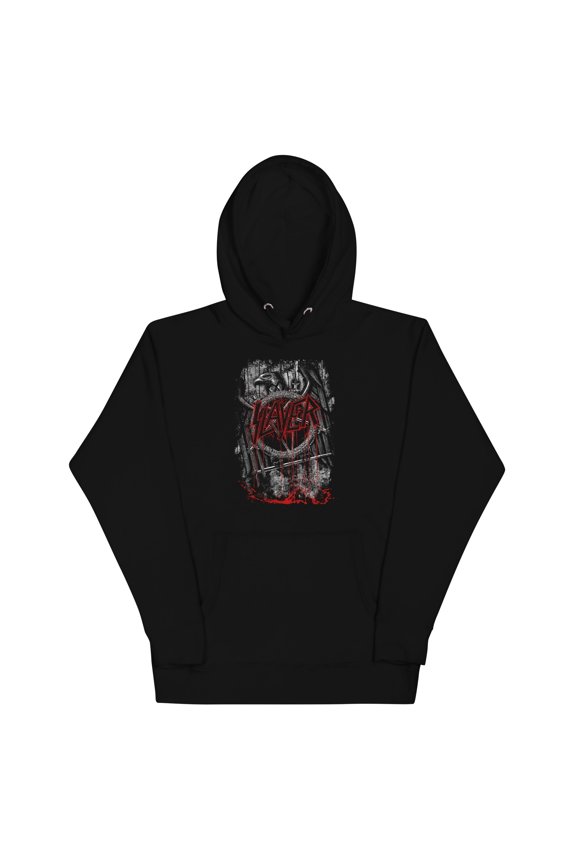 Slayer - Eagle Logo Unisex Hoodie - Black - Large