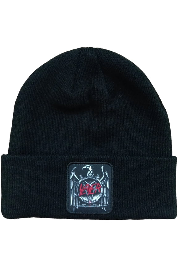 Slayer - Eagle Patch - Acrylic Knit Hat - Black BN400SLA