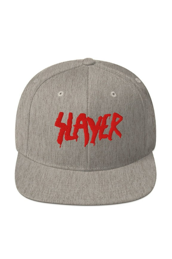Slayer Embroidered Logo Snapback Hat