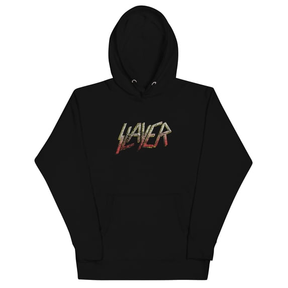 Slayer - Gradient Logo Unisex Hoodie - Black - Small