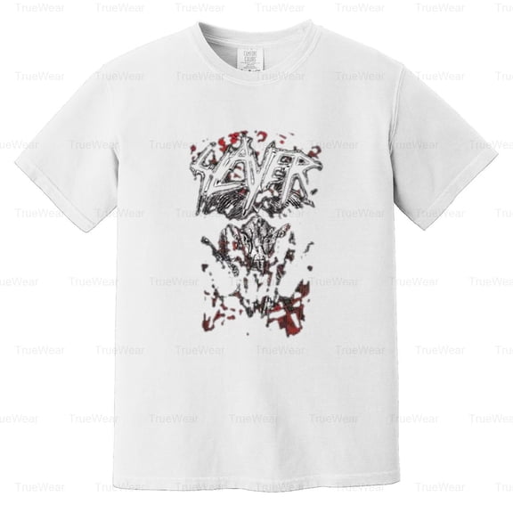 Slayer, Heavy Metal, Rock Music, Concert, Event Tour, Vintage, Band, Fan Comfort Color T-Shirt Unisex, up to 4XL