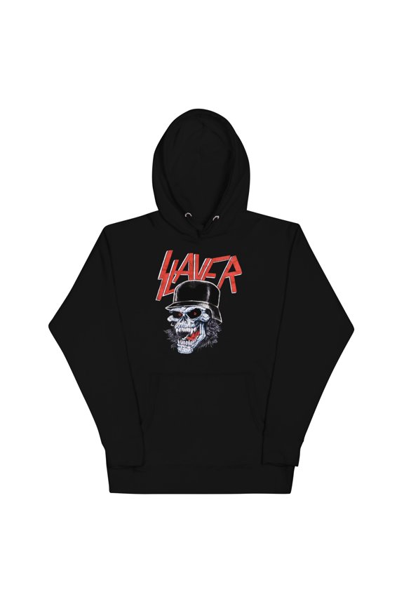 Slayer - Helmet Skull Unisex Hoodie - Black - Medium